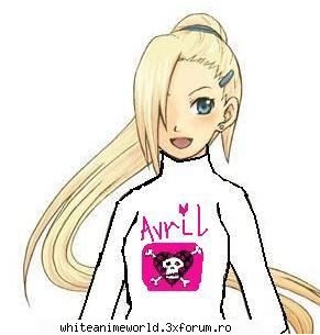 W.A.W. Shop - Plower pe gat alb marca ,,Avril Lavigne"-5 kane=> - Mall